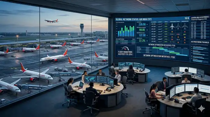 air india flight cuts network optimisation