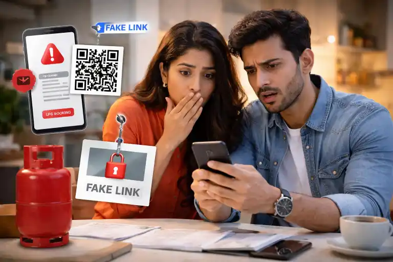 lpg booking scam india alert