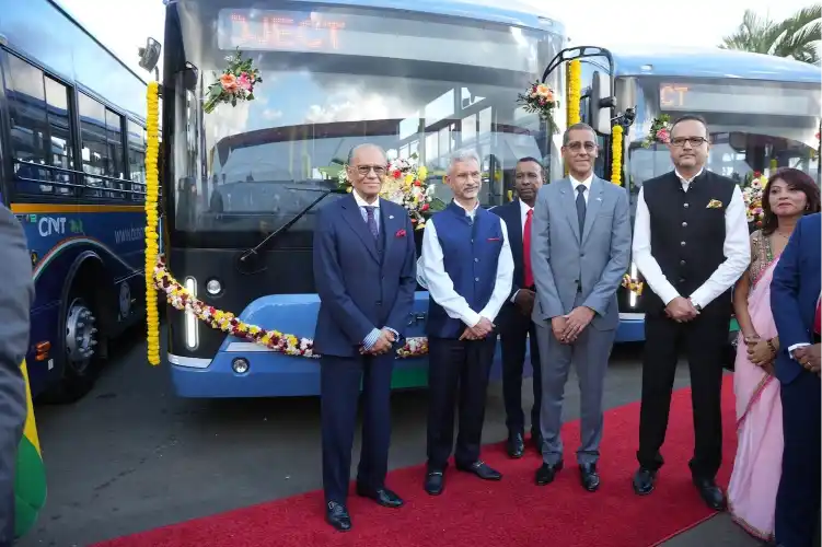 switch mobility electric buses mauritius export