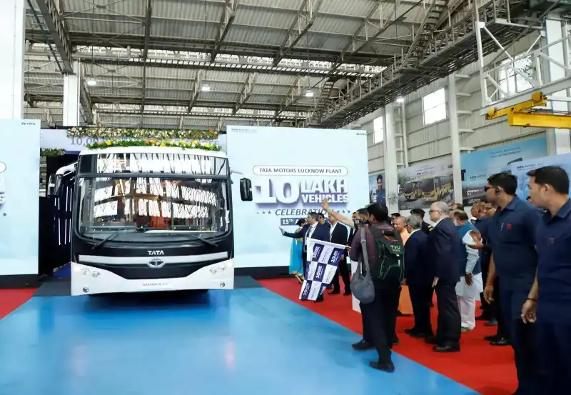 tata motors lucknow plant 10 lakh vehicles
