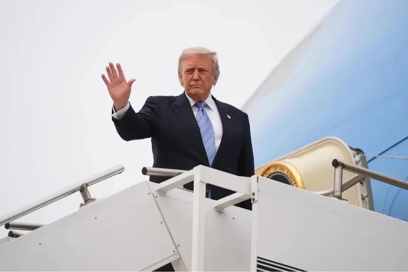 trump china visit air force one security tensions