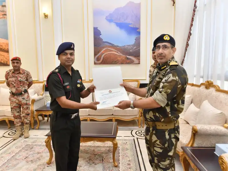 india-oman defence cooperation joint training programme