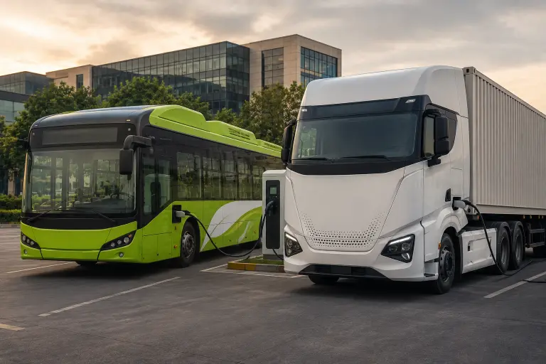 india electric bus truck support package