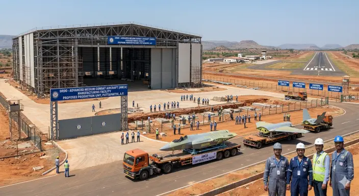 amca stealth fighter puttaparthi manufacturing
