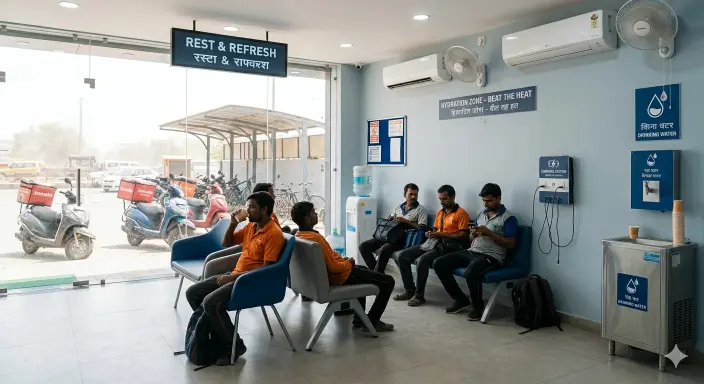 amazon ashray delivery rest centres india