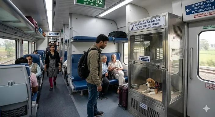 vande bharat sleeper pet box facility