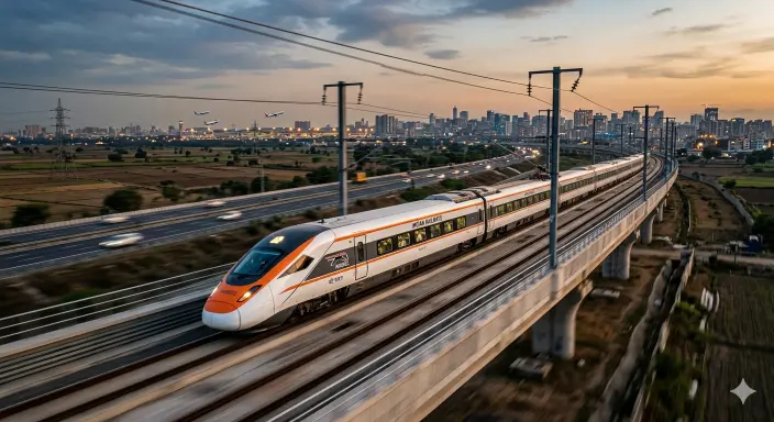 indian railways capex high speed corridors 2026