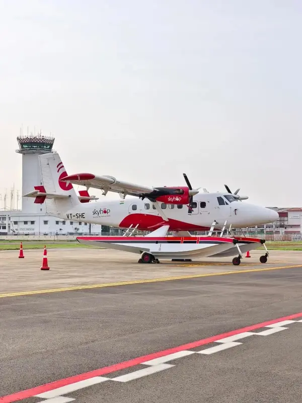 kochi lakshadweep seaplane trial cial