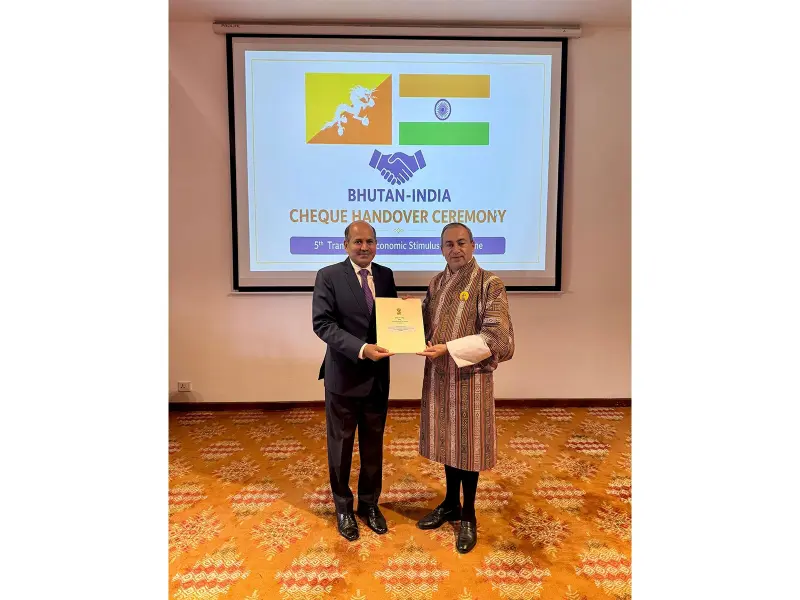 india-bhutan economic stimulus programme fifth tranche