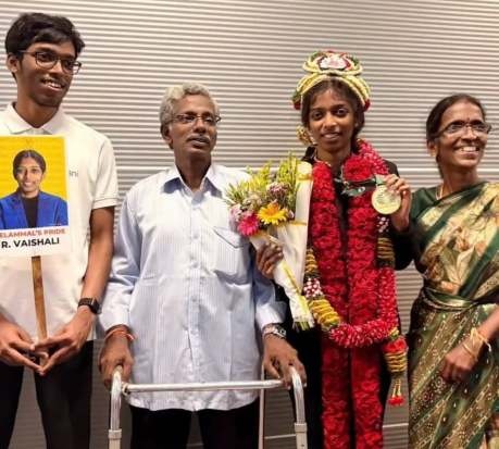 rameshbabu family india first family of chess