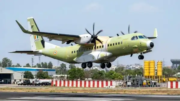 india made c295 aircraft completes maiden test flight