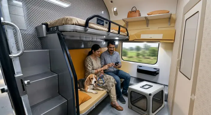 vande bharat sleeper pet box facility