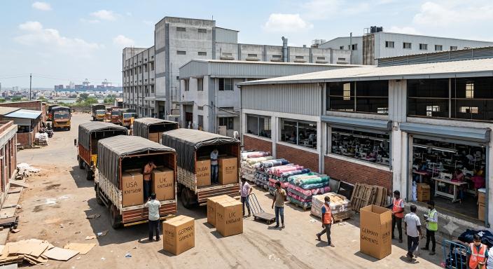 Tiruppur knitwear exports FY26