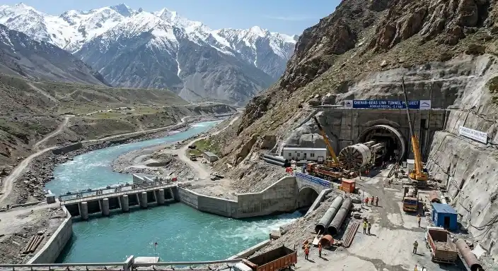 chenab-beas link tunnel project india river linking