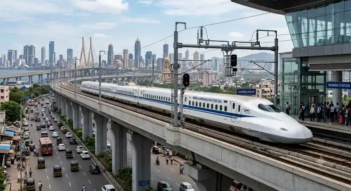 mumbai-ahmedabad bullet train passenger services august 2027
