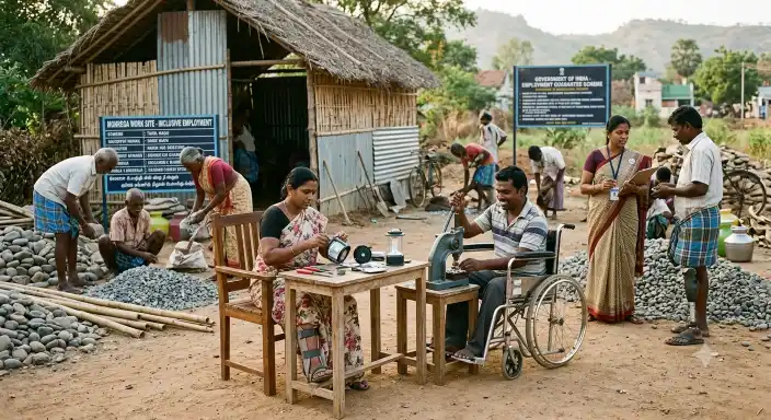 vb gram g disability employment rural wages