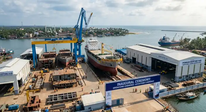 ponnani shipyard operations cochin shipyard kerala