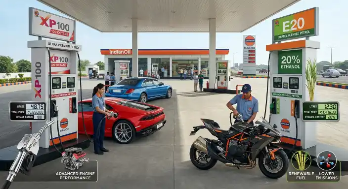 indian oil xp100 petrol ethanol free fuel guide