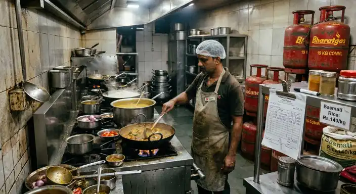 commercial lpg price cut restaurants india reaction