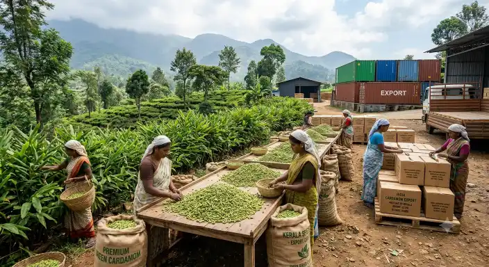 india cardamom exports growth 2025-26