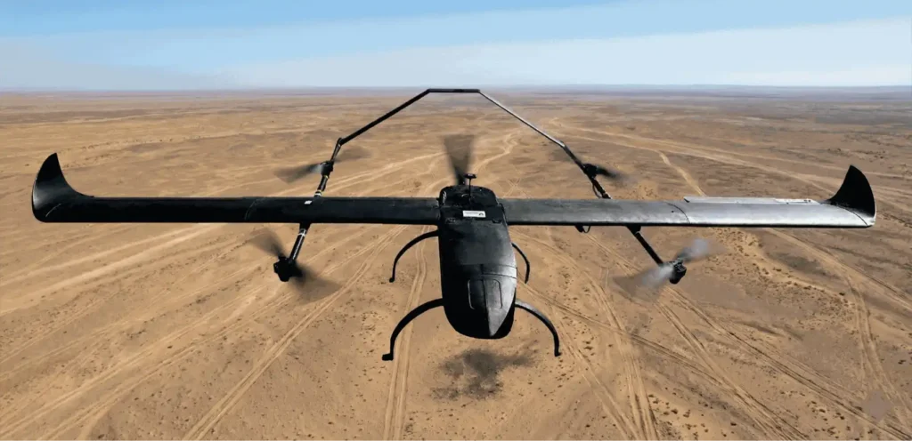 hans vtol hybrid fixed wing uav india