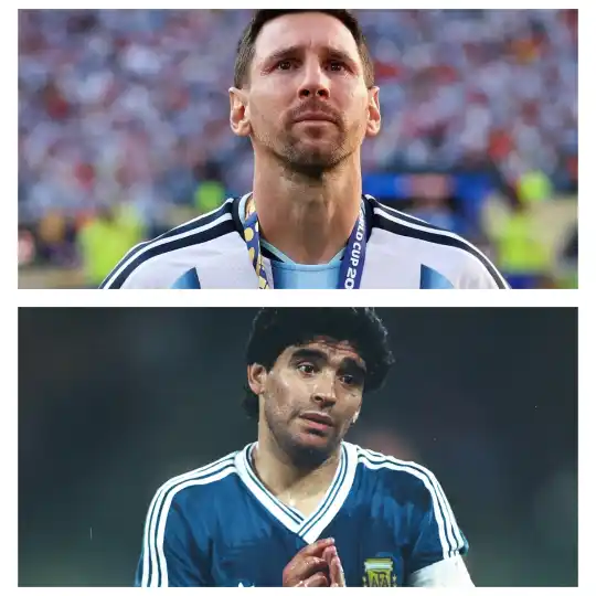 messi maradona world cup final parallels