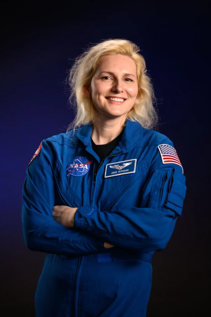 nasa deniz burnham first iss mission