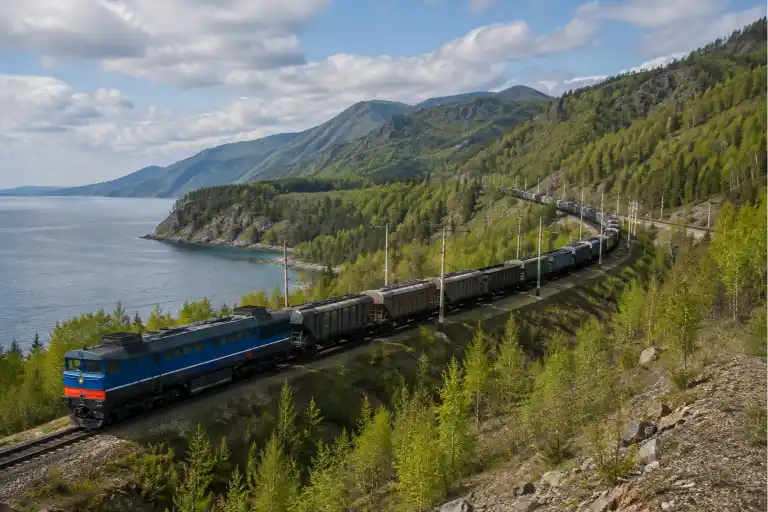 russia-india railway corridor trade route
