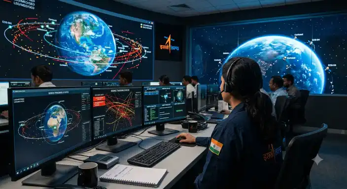isro space debris collision risk gaganyaan update
