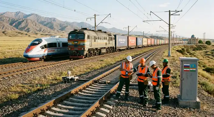 russia-india rail corridor passenger travel
