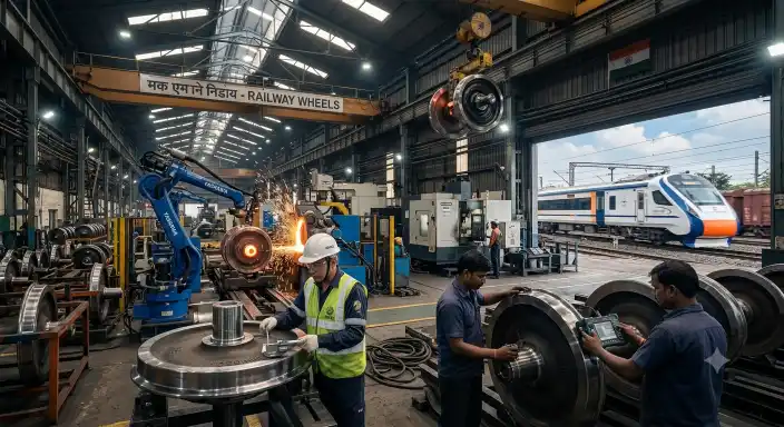 india railway wheel manufacturing private investment