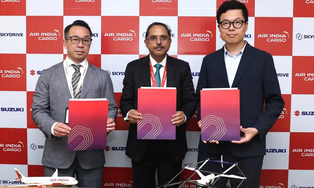 air india skydrive suzuki evtol medical logistics india