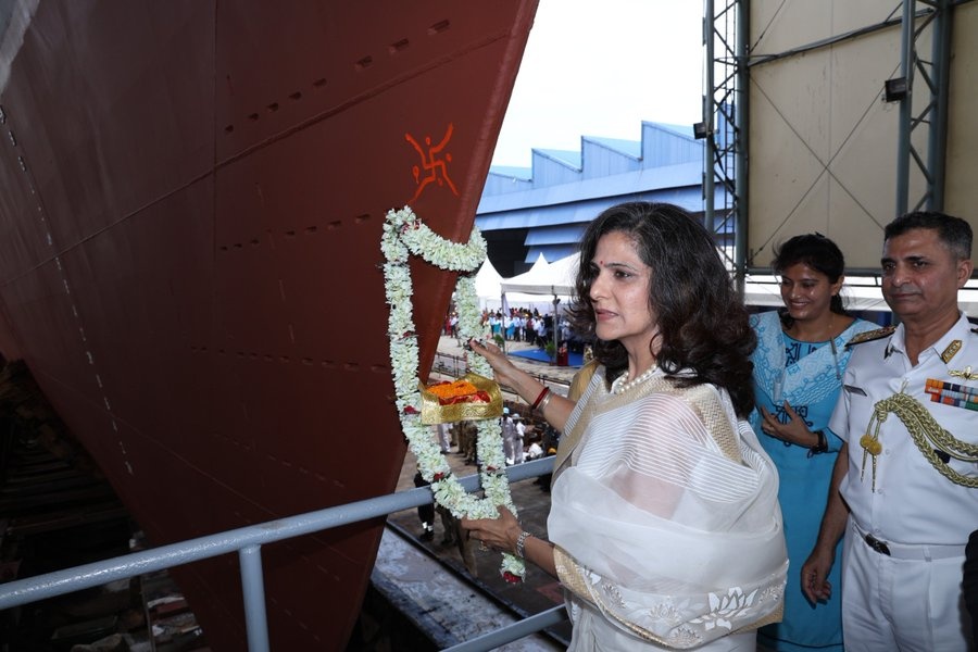 GRSE Warship Shruti Launch