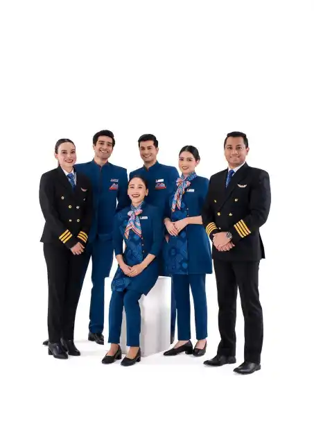 air india express new uniforms indian textile design