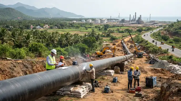 kochi thoothukudi natural gas pipeline 2449 crore