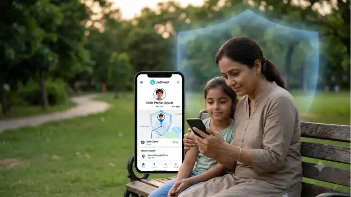 jioshield family safety digital wellbeing app
