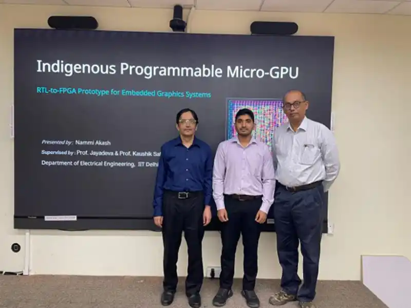 iit delhi indigenous micro gpu fpga graphics processor