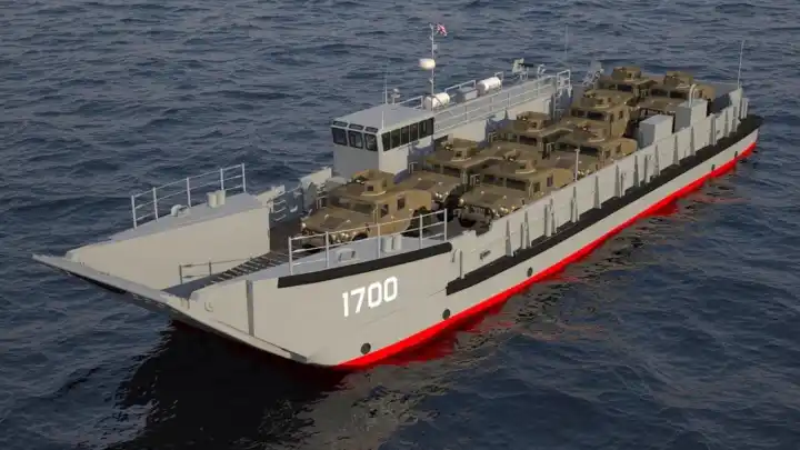 indian navy lcu mk-v six landing craft vessels