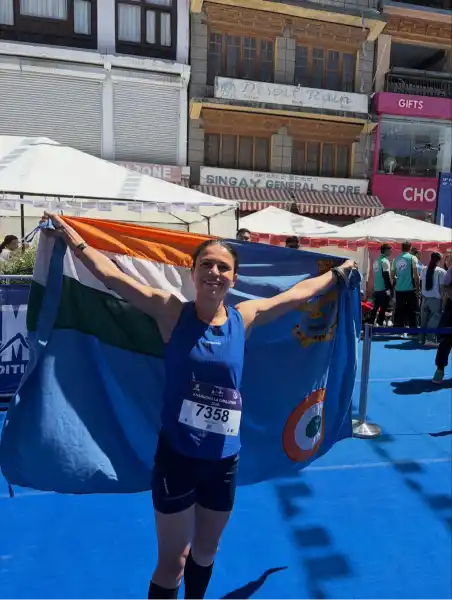 squadron leader neha khardung la challenge 72k