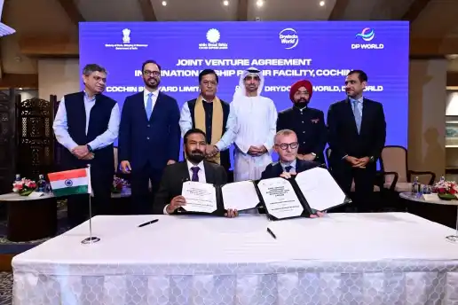 drydocks world cochin shipyard isrf joint venture kochi