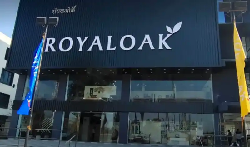 royaloak furniture 1000 stores 100 crore manufacturing