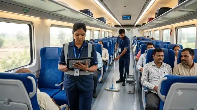 northeast frontier railway ai onboard services five trains