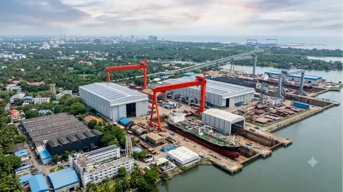 cochin shipyard 6000 crore investment vallarpadam thoothukudi