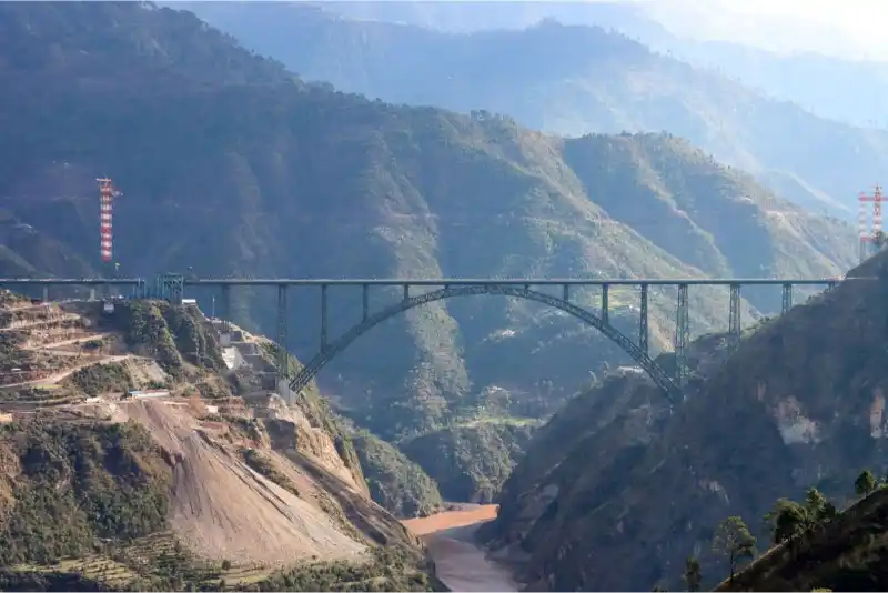 chenab railway bridge viewing deck engineering museum