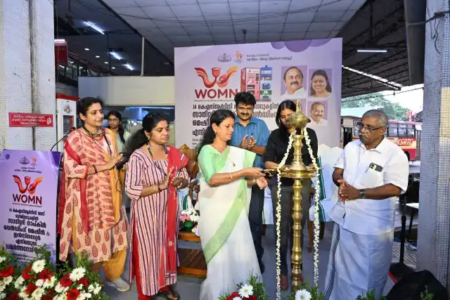kerala womn menstrual hygiene ksrtc centres