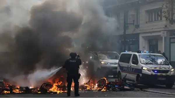 india embassy france safety advisory protests curfews